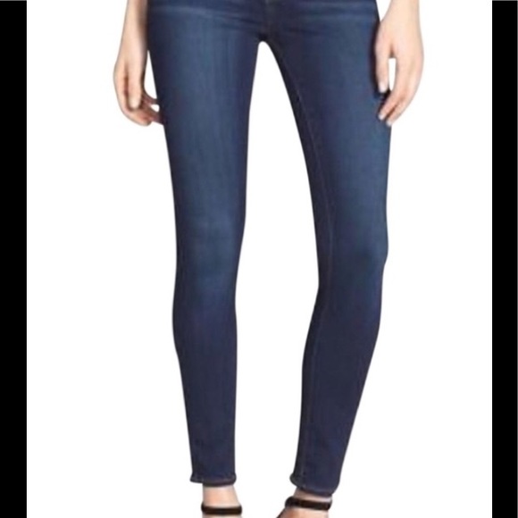 PAIGE Verdugo Ankle Skinny Jeans in Tami Dark Wash Mid-Rise Size 32 EUC - Picture 3 of 12